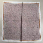 Small leopard print light fan scarf square scarf