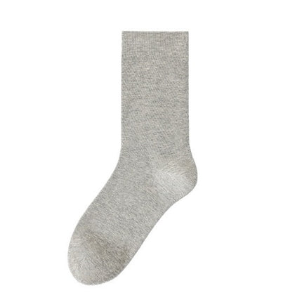 Women's Pure Cotton Socks for Spring and Summer, Seamless, Anti-Pilling, Mid-Calf, Loose-Fitting, Postpartum Socks, Wholesale from Zhuji