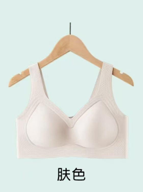 Plus-Size mm Exclusive Jelly Adhesive Bra for Stable Support of Large Busts, Prevents Outward Expansion and Sagging, Gathers Side Breasts, Cross-Border Bra for Foreign Trade