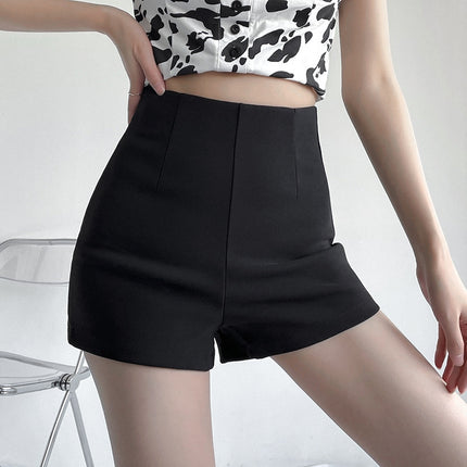 New style Yujie style sexy hot pants waist bag Korean style hip hot girl high summer casual women's split super shorts A- line skirt