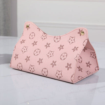 Ins Tissue Box Toilet Paper Car Desktop Paper Box Accessible Luxury Presbyopic Living Room Home Napkin Storage Box