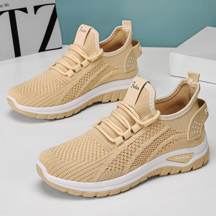 Women's Shoes Summer 2026 New Style Single Shoes Soft Sole Comfortable Breathable Mesh Shoes Versatile Fashionable Casual Sports Shoes