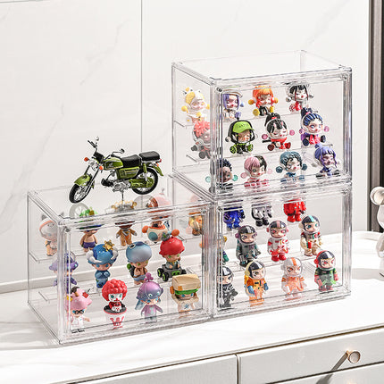 Blind Box Storage Display Rack Doll Display Cabinet Bubble Mate Storage Box Toy Dustproof Transparent Hand Display Box