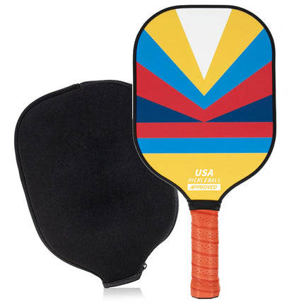 Fiberglass honeycomb pickleball paddle outdoor leisure sports key ball pick racket
