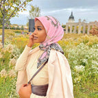Leopard Pink / 90*90cm(bawal)