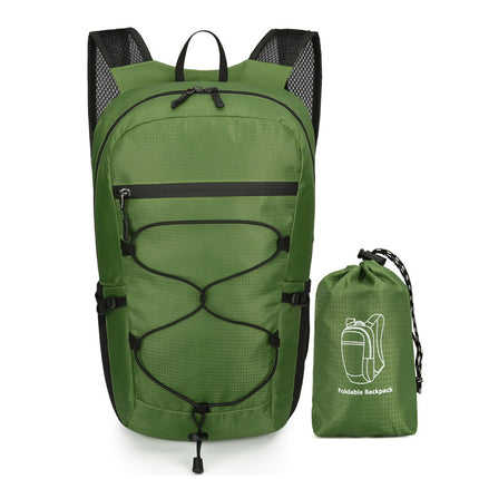 Cross-Border Outdoor Folding Backpack Waterproof Mountaineering Bag Backpack Folding Bag Outdoor Large Capacity Travel Backpack