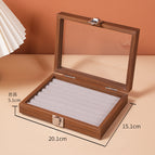 Black walnut grain (small size ring box)