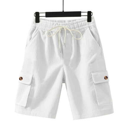Cross-border Amazon American Outdoor Summer Men's Heavy Loose Casual Sports Corduroy Tooling Shorts