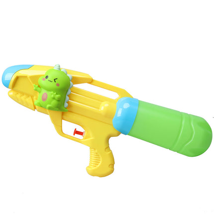 New children's water gun toy Net red double nozzle water gun pony dinosaur duck shark pull-out water gun