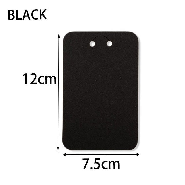 7.5*12cm key chain packing card Kraft paper card diy jewelry display cardboard key ring retail label