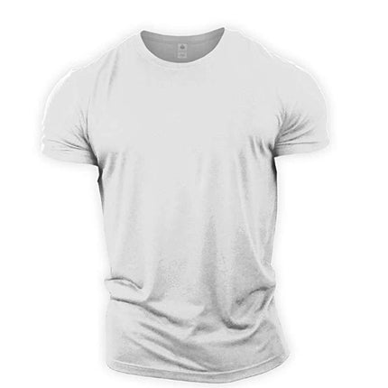 Trendy Cotton Elastic Loose Muscle Training Brothers Clothes Summer Fitness Sports T-shirt Short Sleeve Men's Running Half Sleeve
