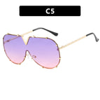 Gold frame purple pink / As shown in the picture