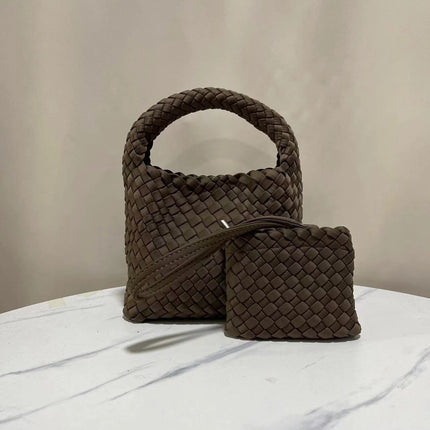 Neoprene Woven Chain Crossbody Bag / Sac Tressé Néoprène Chaîne