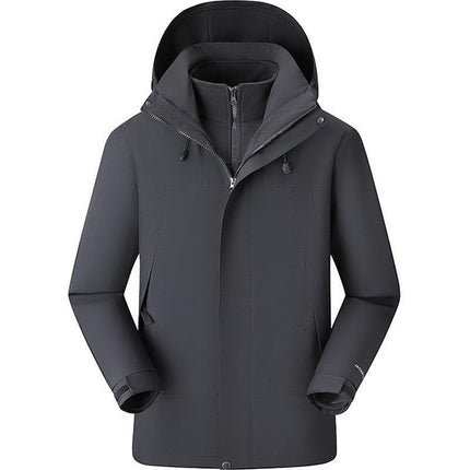 Autumn and Winter Three-In-One Jacket, Custom-Made Removable Liner Jacket, Custom-Made Corporate Workwear, Anti-Scratch and Wear-Resistant Workwear