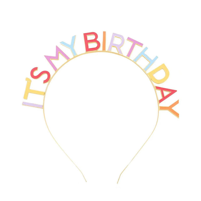Birthday party hair head ITSMYBIRTHDAY happy birthday headband European and American headband letter hair accessories decoration