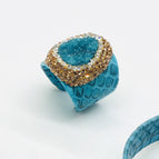 Peacock Blue Ring