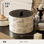 Cream white three-layer