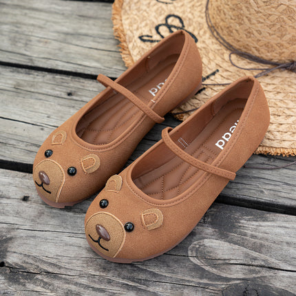 2026 Spring and Autumn New Cute Little Mouse Flats for Pregnant Women, Non-Slip Soft Sole, Soft Upper Driving Loafers for Women