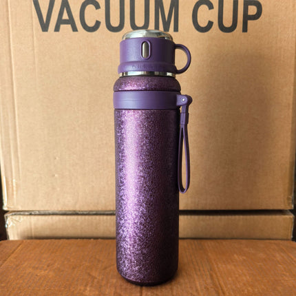 New Large-Capacity Straw Insulated Cup, Outdoor Portable Vacuum Double-Drink Cup, Household Double-Layer 316 Stainless Steel Water Cup