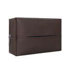 Napa pattern leather-multifunctional tissue bag [Brown]]
