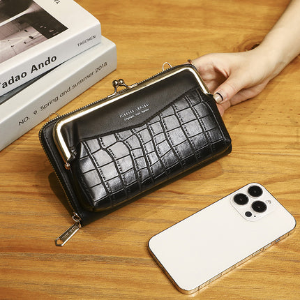 2023 New Mobile Phone Wallet Women's Card Holder All-In-One Casual Fashion Shoulder Crossbody Bag Multifunctional Coin Purse