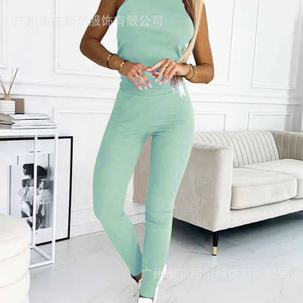 Amazon Hot Products Women's Sports Casual Hooded Sweater Thickened Thread Slim Vest Pants Three-Piece Set