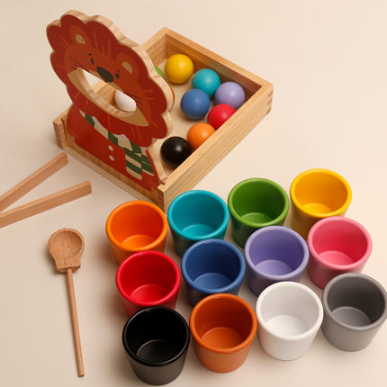 Montessori color cognitive teaching aids baby fine motor training children Montessori early education educational toys 2 years 1