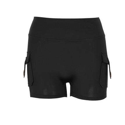 Ad404 Sexy High-Waisted Butt-Lifting Slimming Peach Butt Fitness Sports Casual Shorts Hot Pants for Women Dopamine Hot Pants
