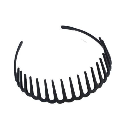 Japanese and Korean Style Simple Candy Color Large Wave Hair Band Internet Popular Non-Slip Toothed Headwear Outgoing Hair Pressure Wash Hair Band