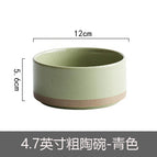 4.7inch stoneware bowl-cyan