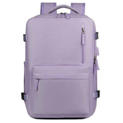 Cross-Border Simple Large-Capacity Business Commuter Backpack High-End Backpack Men's Travel Bag Multi-Functional Computer