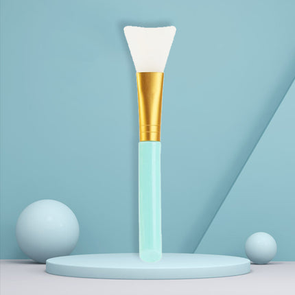 Single Pack of Facial Mask Brush, Lipstick Grinding, White Rod, Two-Color Hollow Mask Brush, Makeup Brush, Beauty Salon