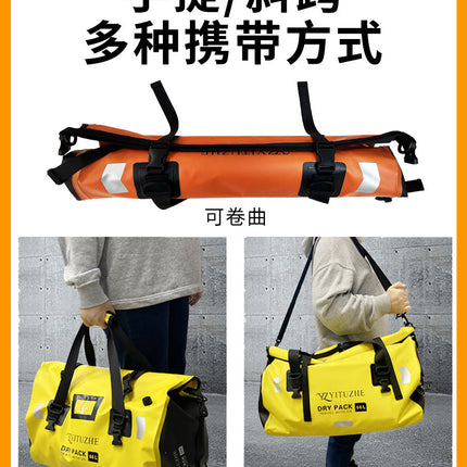 Luke Motorcycle Back Bag Locomotive Pack Waterproof Bag Camping Equipment Storage Bag Multifunctional Large Capacity Cycling Bag
