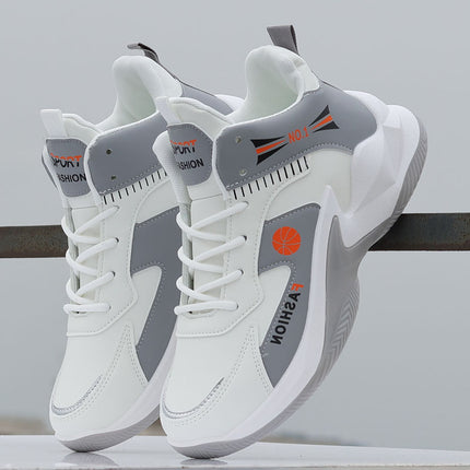 Men's Shoes New Spring Running Shoes Men's All-match Fashion Youth sneaker Non-slip Wear-resistant Student Ball Shoes