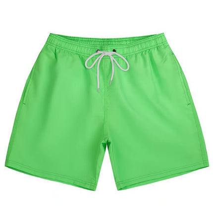 Men's Quarter Beach Pants Casual Seaside Three-Quarter Pants Swimming Shorts Loose Boxer Briefs