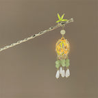 Silver lamp green-green
