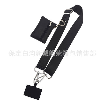 Cross-border hot-selling mobile phone strap with change small bag detachable extended bag with adjustable replacement bag strap wholesale