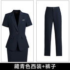 navy blue Suit Pants / S