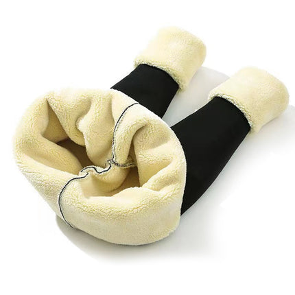 Extra Thick 800g Cashmere Leggings, Winter Northeastern Cotton Pants, High-Waisted Outer Wear, Warm and Slimming Look, Fashionable and Versatile