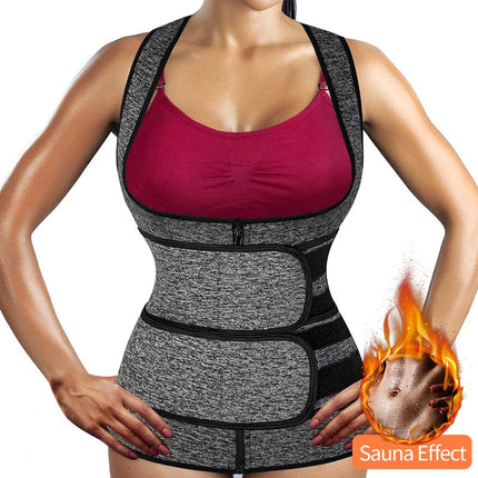 Cross-Border Men's and Women's Thermal Waist Protection Vest, Cold Protection Back Protection, Thickened Abdominal and Waist Trainer, Fitness Vest Belt
