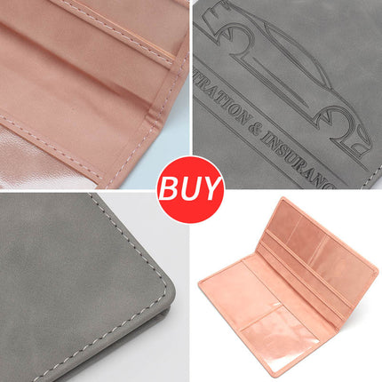 Skin-Friendly American Driver's License Cover, Amazon's Best-Selling Car Insurance Wallet, Long Multi-Functional Driving License Holder