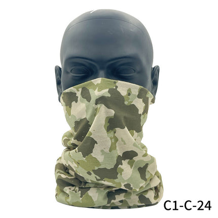 Outdoor Seamless Versatile Magic Headscarf for Men and Women, Cycling Mask, Neck Gaiter, Windproof Neck Scarf, Summer Sun Protection, Quick-Drying