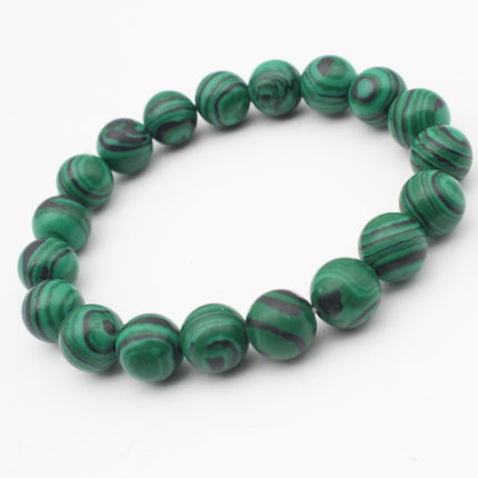 Amazon Europe and the United States cross-border hot 8MM beads bracelet green malachite energy bracelet yoga bracelet wholesale