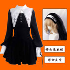 [two-piece set] nun dress + nun headscarf / XS