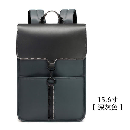 Factory Direct Supply Simple Business Computer Backpack 14inch Men's Korean Fashion Commuter Waterproof Oxford Backpack