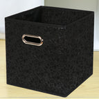 Four-leaf clover without lid-black / Large size (28*28*28cm)