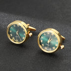 Gold Green Watch / 14k
