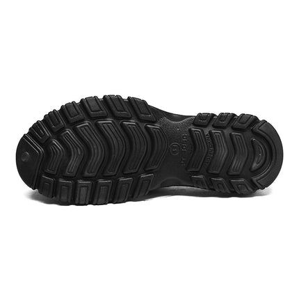 Explosions Winter Cotton Shoes Men's Light fleece-lined Casual Leather Shoes Men's Cross-border Slip-on fleece-lined Driving Shoes Garden Shoes
