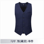 Men's navy blue vest / S