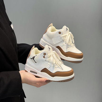 Children's Shoes, Youth Comfortable Basketball Shoes, 2026 Spring and Autumn Models, Girls' Student Running Shoes, Fashionable Air-Cushion Sports Shoes